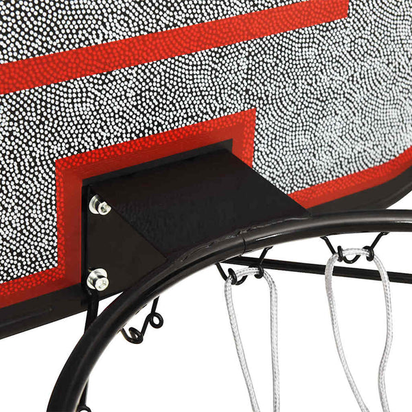 Schwarzes Basketballbrett 109x71 cm