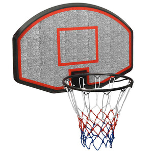 Schwarzes Basketballbrett 90x60 cm Polyethylen