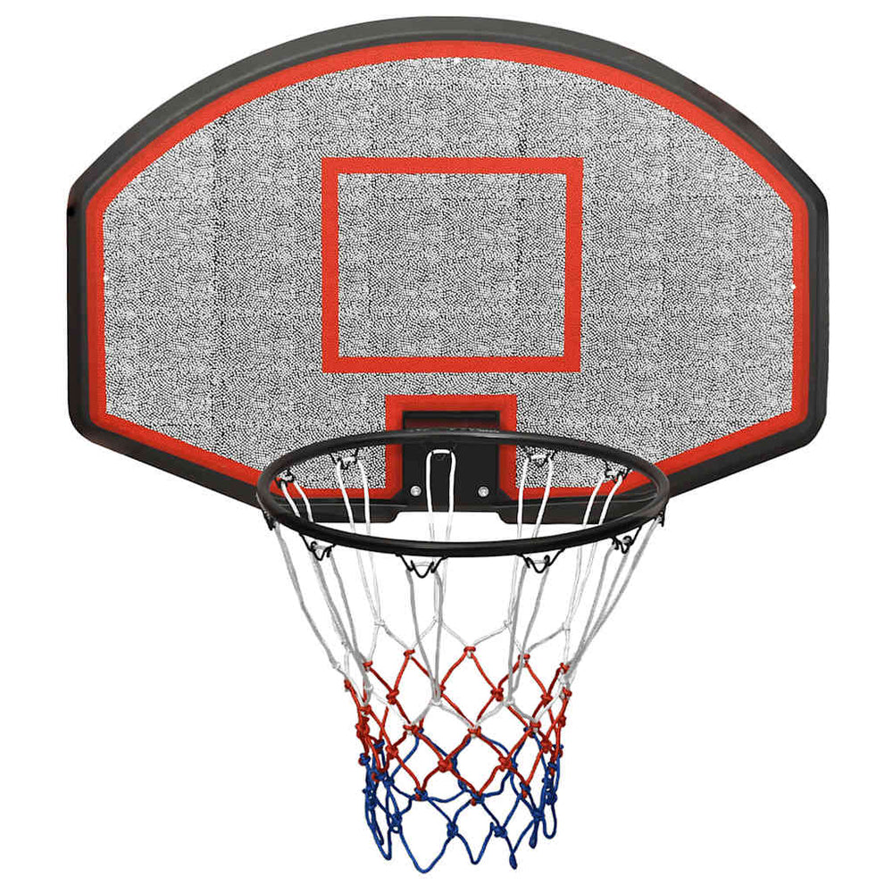 Schwarzes Basketballbrett 90x60 cm Polyethylen