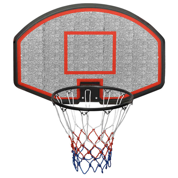 Schwarzes Basketballbrett 90x60 cm Polyethylen