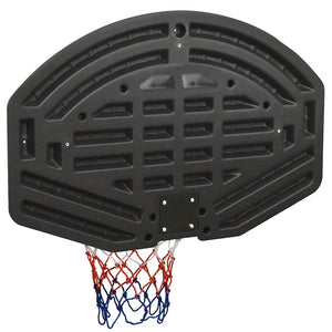 Schwarzes Basketballbrett 90x60 cm Polyethylen