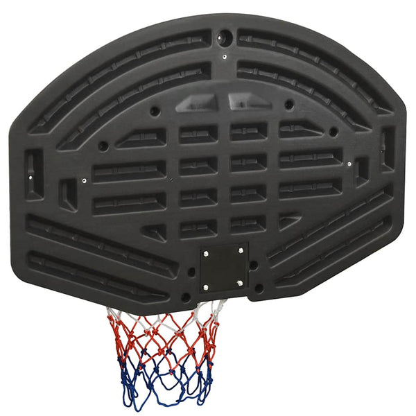 Schwarzes Basketballbrett 90x60 cm Polyethylen