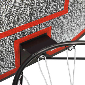 Schwarzes Basketballbrett 90x60 cm Polyethylen