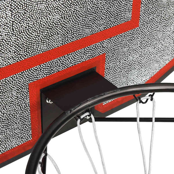 Schwarzes Basketballbrett 90x60 cm Polyethylen