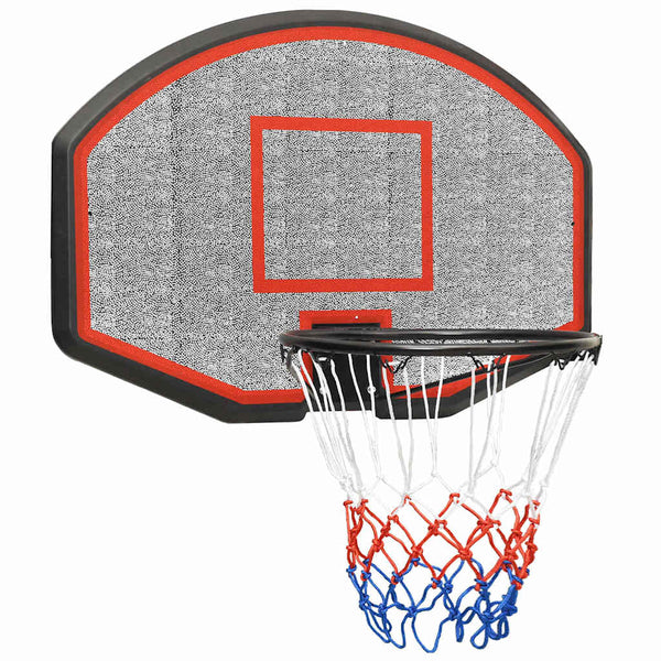 Panier de basketball vidaXL Noir 71x45x2 cm Polyéthylène