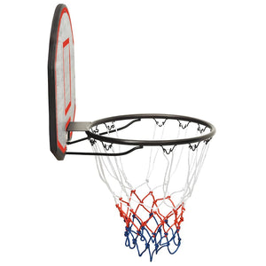 Panier de basketball vidaXL Noir 71x45x2 cm Polyéthylène