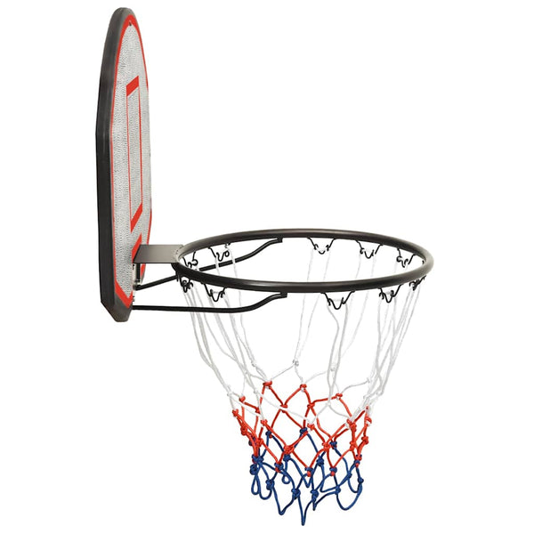 Panier de basketball vidaXL Noir 71x45x2 cm Polyéthylène