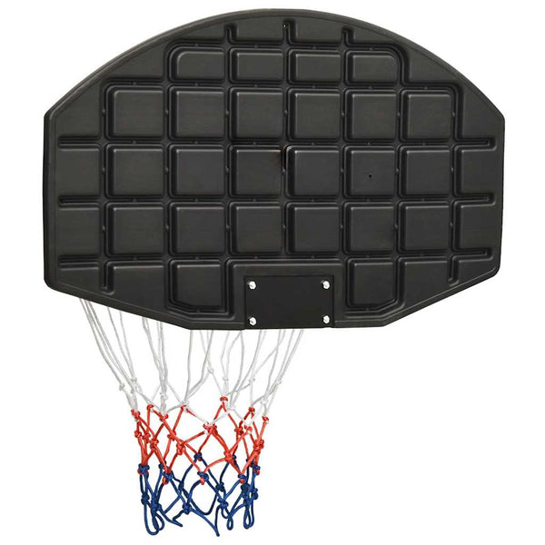 Panier de basketball vidaXL Noir 71x45x2 cm Polyéthylène
