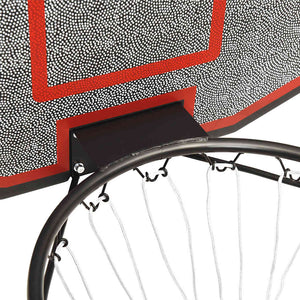 Panier de basketball vidaXL Noir 71x45x2 cm Polyéthylène