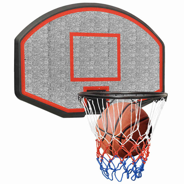 Panier de basketball vidaXL Noir 71x45x2 cm Polyéthylène