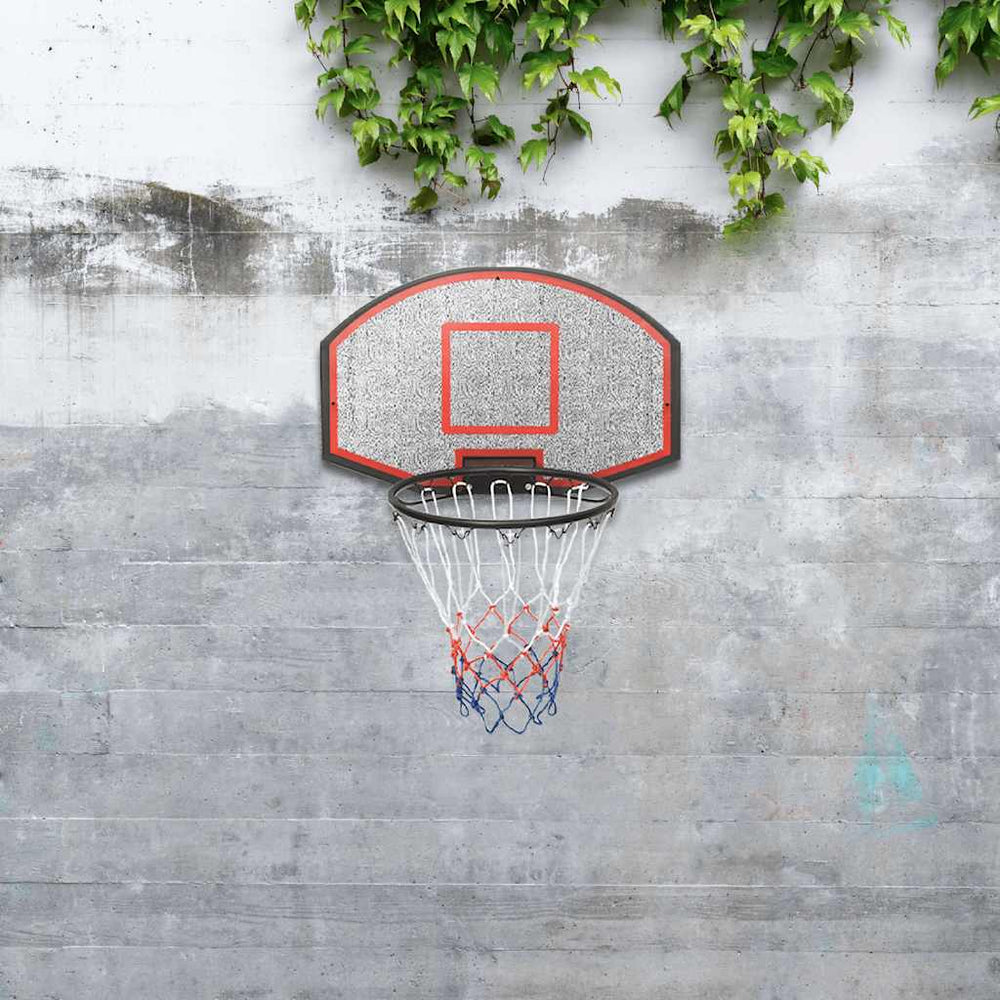 Panier de basketball vidaXL Noir 71x45x2 cm Polyéthylène
