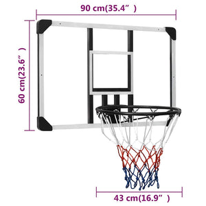 Basketball Backboard Polycarbonate 90x60 cm