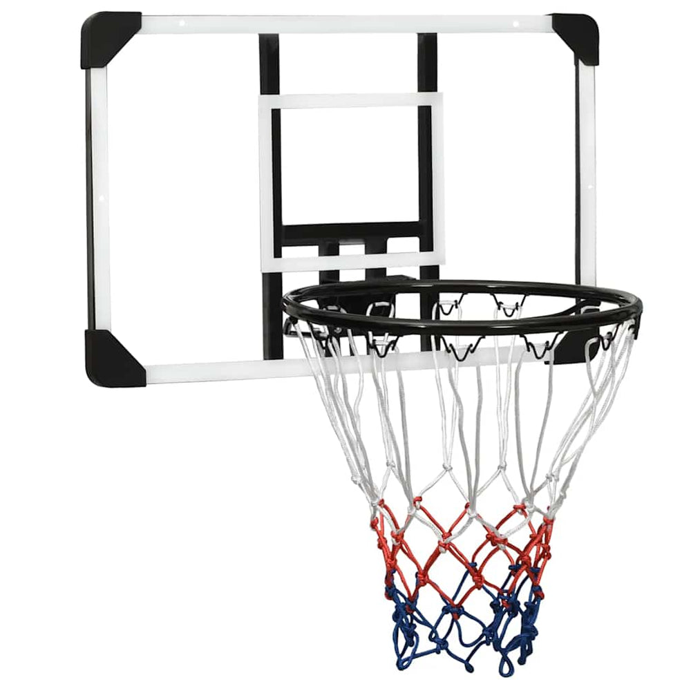 vidaXL Panier de basket-ball transparent 71x45x2,5 cm en polycarbonate