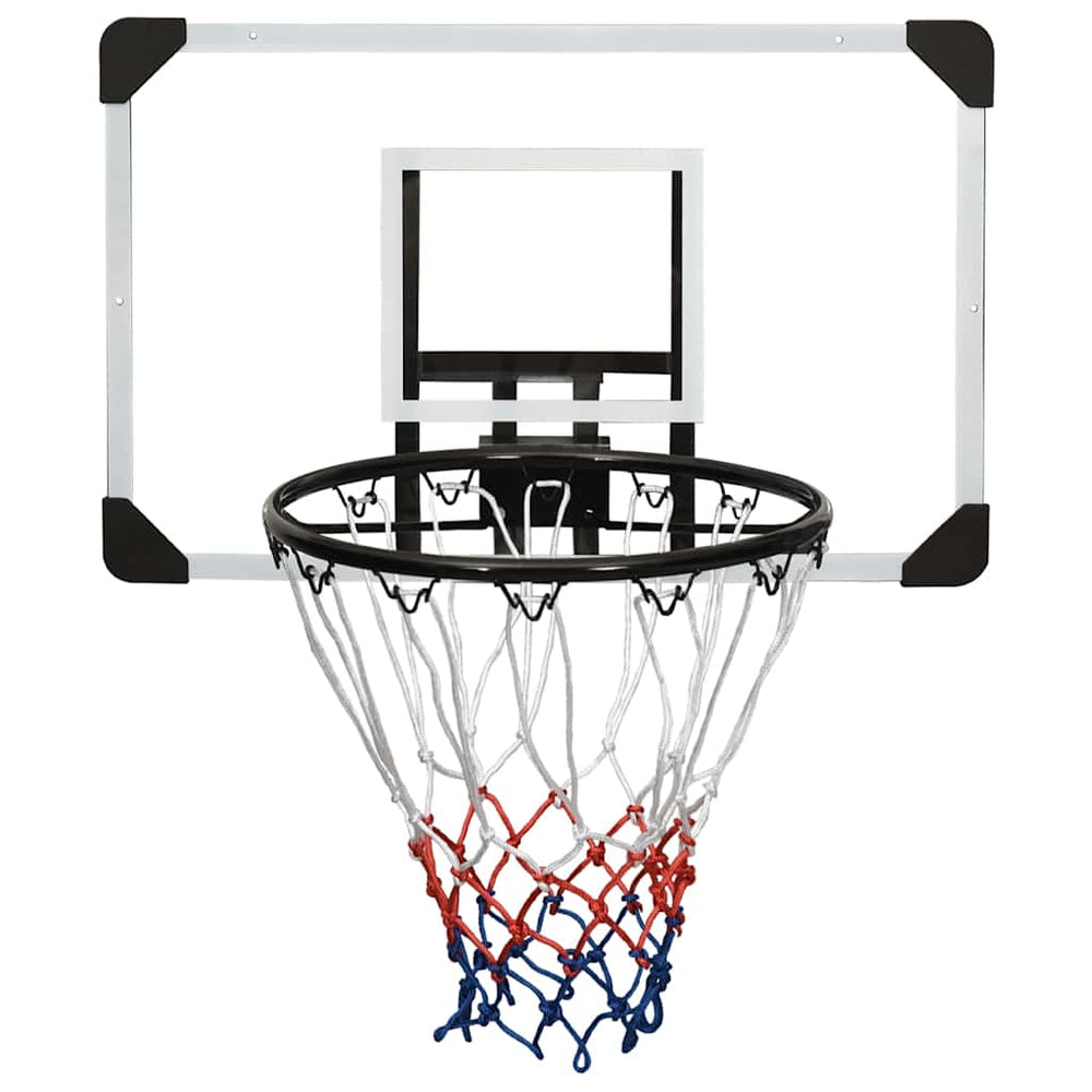 vidaXL Panier de basket-ball transparent 71x45x2,5 cm en polycarbonate
