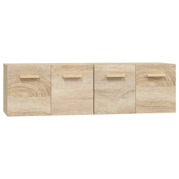 Wandschränke 2 Stk. Sonoma-Eiche 60x36,5x35 cm Holzwerkstoff