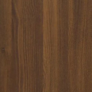Wandschränke 2Stk Braun Eichen-Optik 60x36,5x35cm Holzwerkstoff