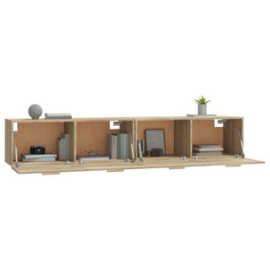 Wandschränke 2 Stk. Sonoma-Eiche 100x36,5x35 cm Holzwerkstoff