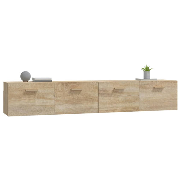 Wandschränke 2 Stk. Sonoma-Eiche 100x36,5x35 cm Holzwerkstoff
