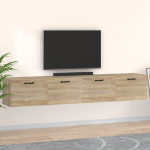 Wandschränke 2 Stk. Sonoma-Eiche 100x36,5x35 cm Holzwerkstoff