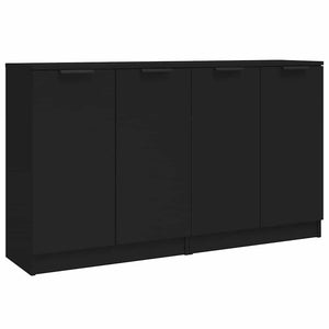 Sideboards 2 Stk. Schwarz 60x30x70 cm Holzwerkstoff