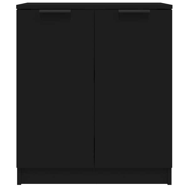 Sideboards 2 Stk. Schwarz 60x30x70 cm Holzwerkstoff