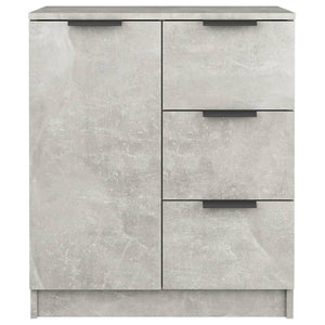 Sideboards 2 Stk. Betongrau 60x30x70 cm Holzwerkstoff