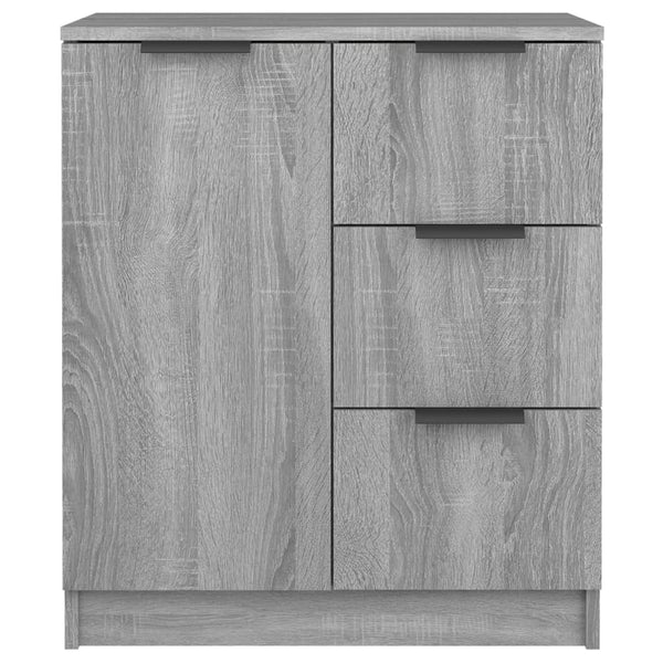 Sideboards 2 Stk. Grau Sonoma 60x30x70 cm Holzwerkstoff