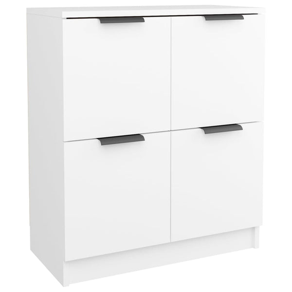 Sideboards 2 Stk. Weiß 60x30x70 cm Holzwerkstoff