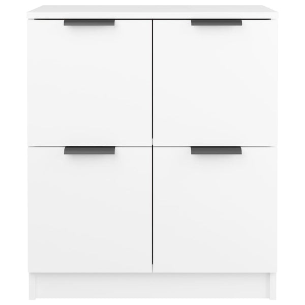 Sideboards 2 Stk. Weiß 60x30x70 cm Holzwerkstoff