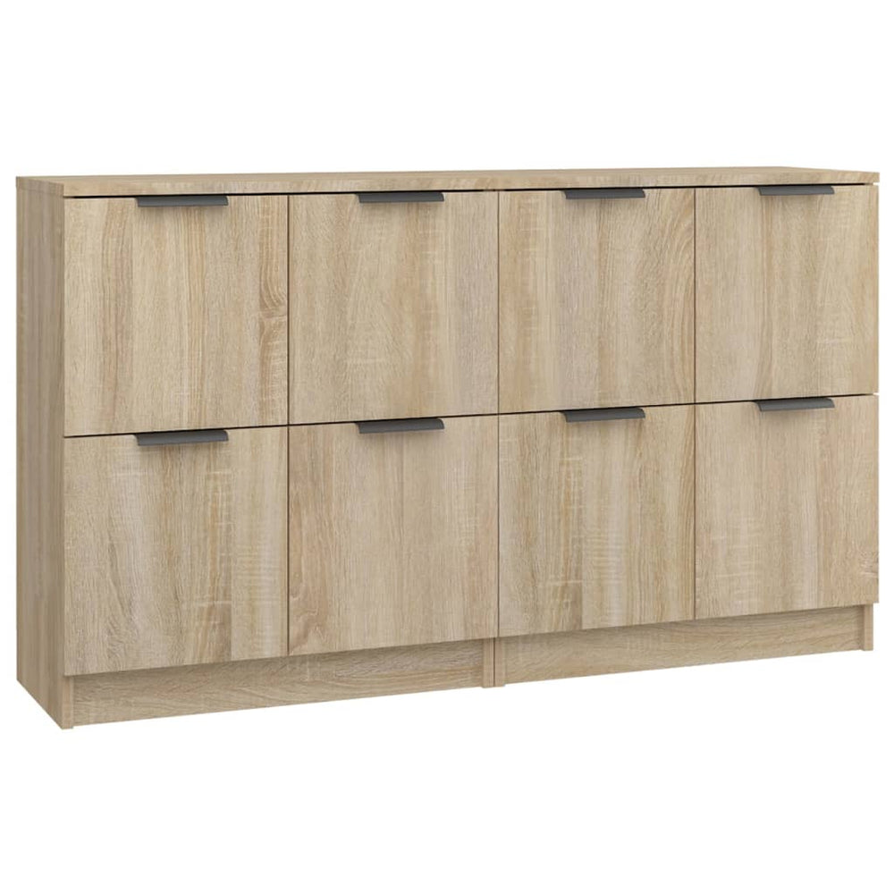 vidaXL Sideboards 2 pcs. Sonoma Oak 60x30x70 cm Engineered Wood