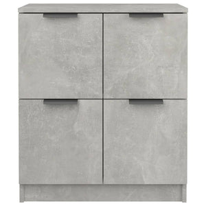 Sideboards 2 Stk Betongrau 60x30x70 cm Holzwerkstoff