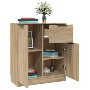 Sideboards 2 Stk. Sonoma-Eiche 60x30x70 cm Holzwerkstoff