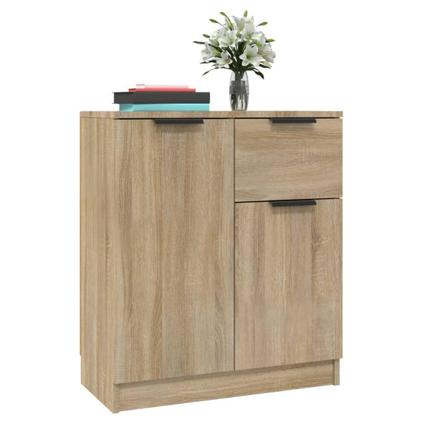 Sideboards 2 Stk. Sonoma-Eiche 60x30x70 cm Holzwerkstoff