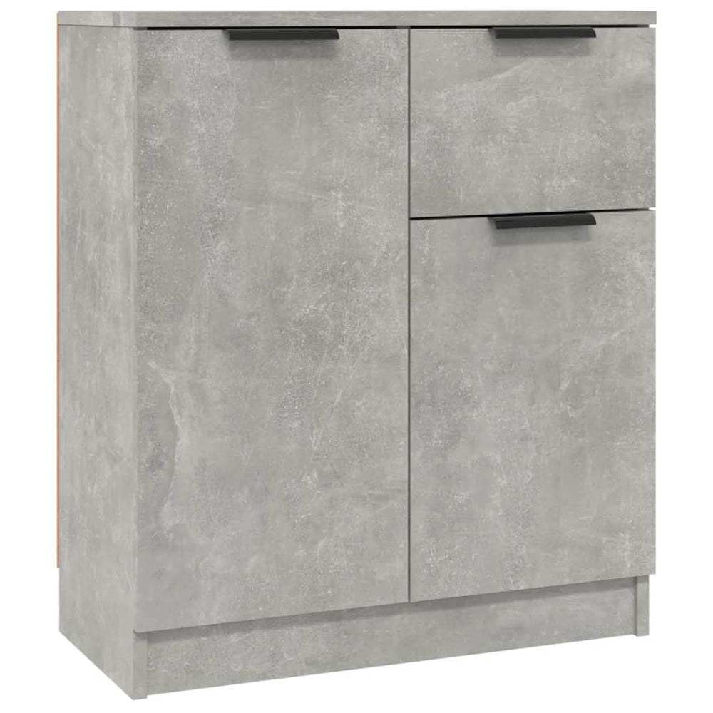 vidaXL Sideboards 2 pcs. Concrete Gray 60x30x70 cm Engineered Wood