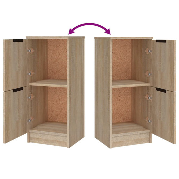 vidaXL Sideboards 3 pcs. Sonoma Oak Engineered Wood