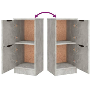 Sideboards 3 Stk. Betongrau Holzwerkstoff