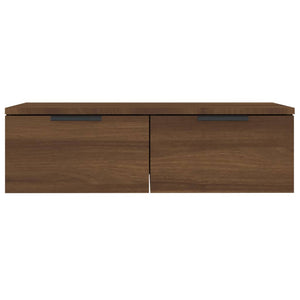 Wandschränke 2 Stk. Braun Eichen-Optik 68x30x20cm Holzwerkstoff