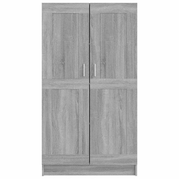 Bücherschrank Grau Sonoma 82,5x30,5x150 cm