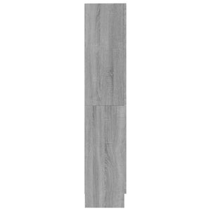 Bücherschrank Grau Sonoma 82,5x30,5x150 cm
