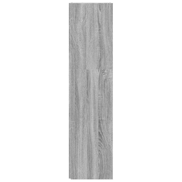 Eckregal Grau Sonoma 33x33x132 cm