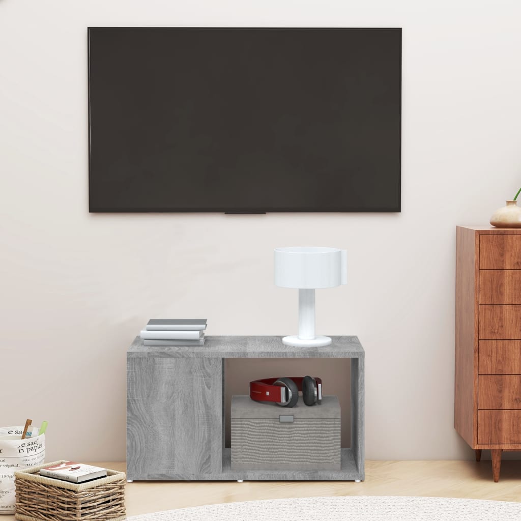 Grauer TV-Schrank Sonoma, 60 cm