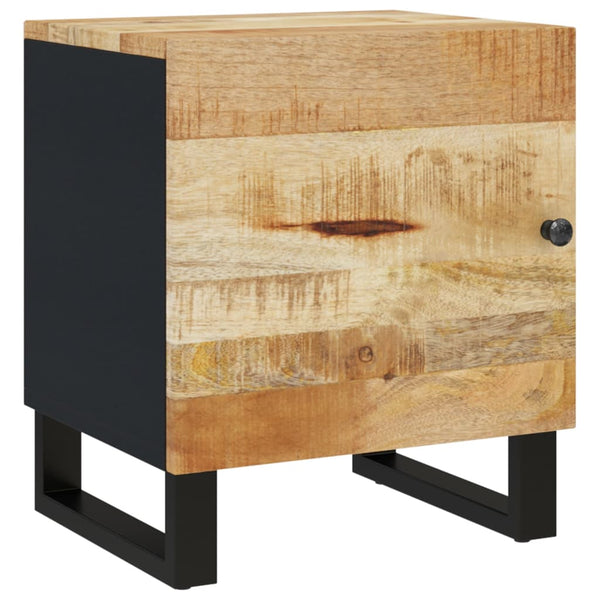 Nachttische 2er Set Mango Massivholz 40 cm