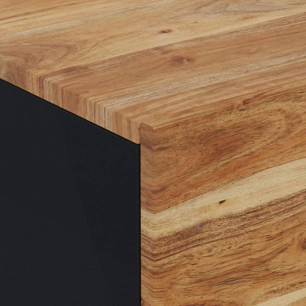 Akazie Nachttisch Massivholz 40x33x46 cm
