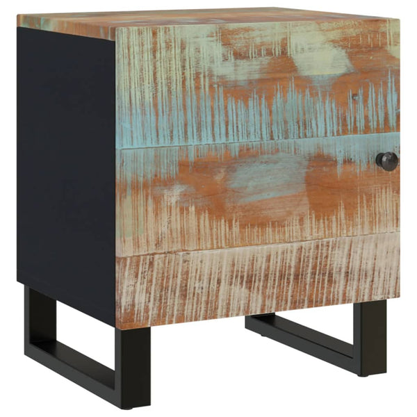 Nachttisch Altholz Massiv 40x33x46 cm