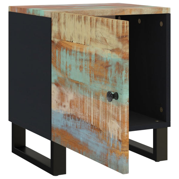 Nachttisch Altholz Massiv 40x33x46 cm