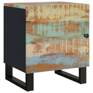 Nachttische 2er Set Altholz 40x33x46 cm