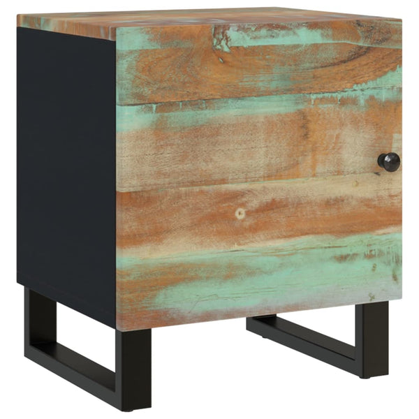 Nachttische 2er Set Altholz 40x33x46 cm