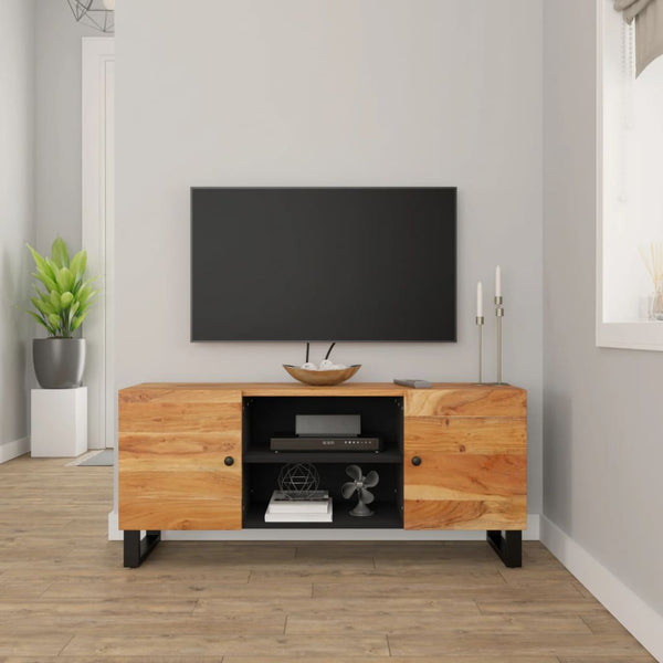 TV-Schrank Akazie Massivholz 105 cm