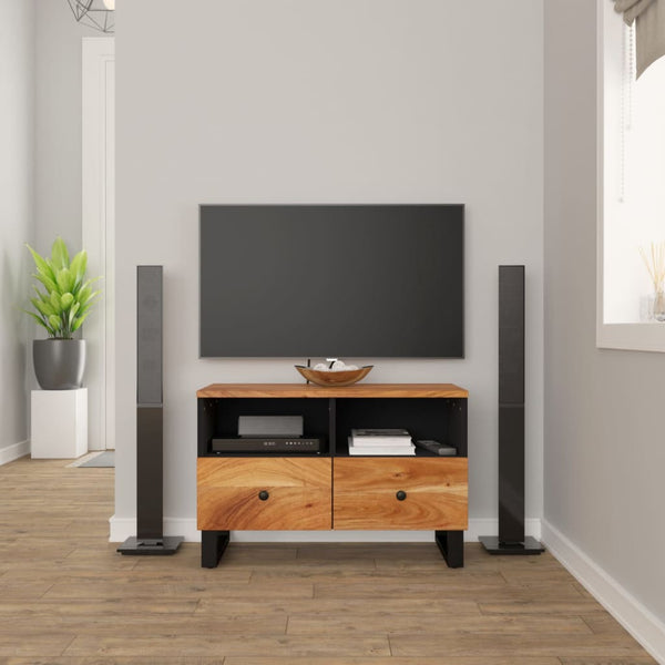 TV-Schrank Akazie Massivholz 70 cm