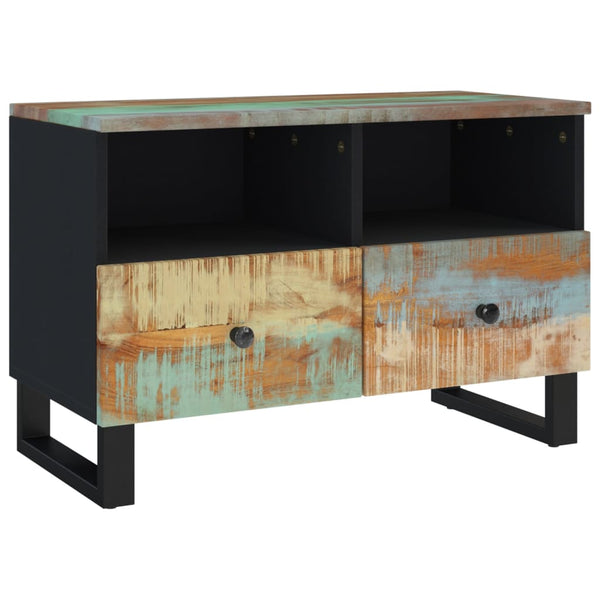 TV-Schrank Altholz Massiv 70 cm